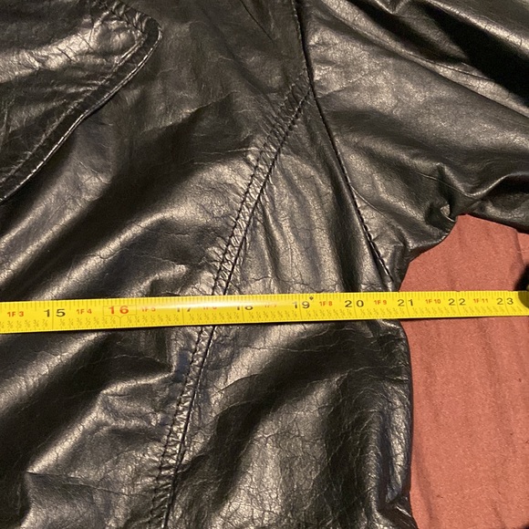 Leather Wrap Style Jacket by Body Exteriors Brand. - Picture 13 of 16